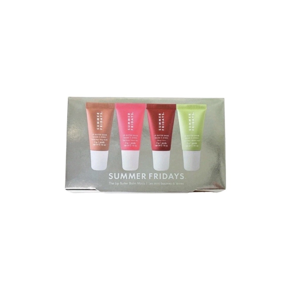 Summer Fridays The Lip Butter Balm MINIS Set Holiday 2025 LIMITED EDITION 4pc